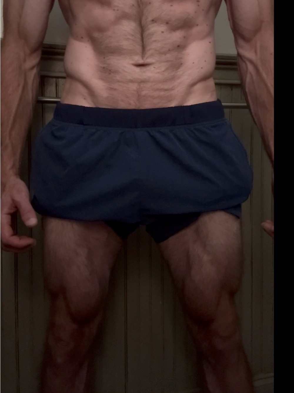 Used adidas Navy Blue Men's Boxer Briefs